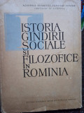 C. I. Gulian - Istoria gandirii sociale si filozofice in Romania (1964)