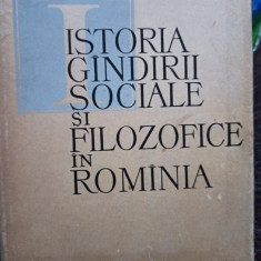 C. I. Gulian - Istoria gandirii sociale si filozofice in Romania (1964)
