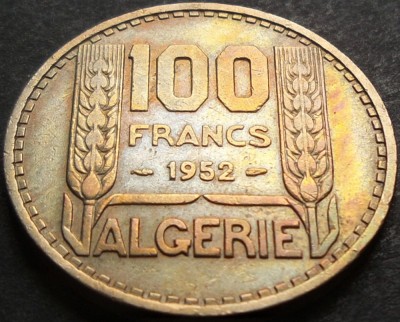 Moneda exotica 10 FRANCI - ALGERIA, anul 1951 * cod 3318 - COLONIE FRANCEZA! foto
