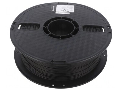 Filament PET-G 1,75mm Negru 1kg foto
