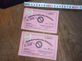 BILET DE TREN 1939* INTERNATIONAL, LOT DOUA BILETE