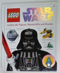LEGO STAR WARS , LEXIKON DER FIGUREN , RAUMSCHIFFE UND DROIDEN , CARTE PENTRU COPII IN LIMBA GERMANA , 2007
