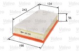 VALEO 585156 Filtru aer