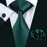 Set cravata + batista + butoni - matase -- model 793