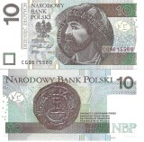POLONIA 10 ZLOTI ZLOTYCH 2016 UNC [2] P- 183b , Serie CG , necirculata