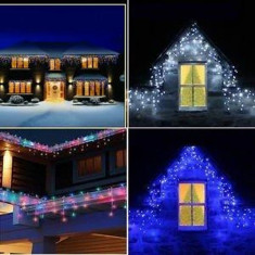 Pachet instalatie turturi 45m 3x15m 900 LED Craciun DIVERSE CULORI consum mic