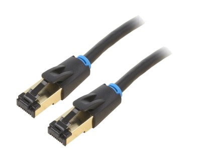 Cablu patch cord S/FTP Cat 8, OFC foto