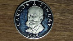Panama - moneda colectie serie limitata KM# 35.1 - 5 centesimos 1975 PROOF - tiraj 41k- senzationala!