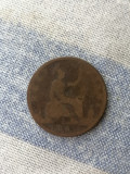 HALF PENNY 1861 Marea Britanie, Europa