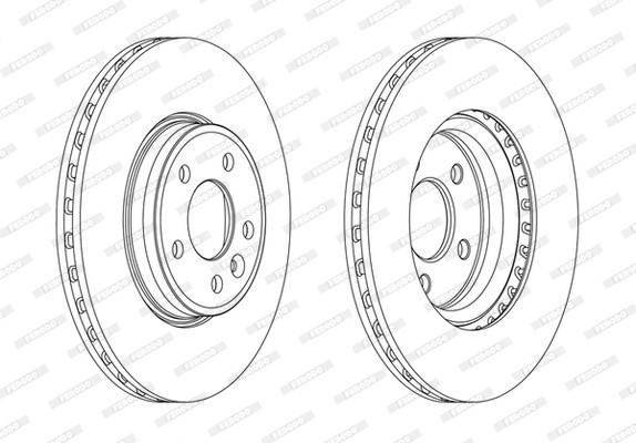 FERODO DDF1663C PREMIER Disc frana