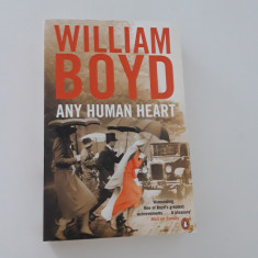 William Boyd Any human heart Carte in limba engleza