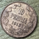 MNDSTR053 Finlanda (curatata) 10 pennia 1915