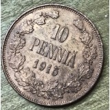 MNDSTR053 Finlanda (curatata) 10 pennia 1915