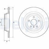 DELPHI BG4754C Disc frana