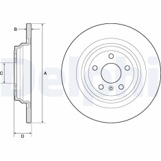 DELPHI BG4754C Disc frana
