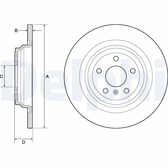DELPHI BG4754C Disc frana