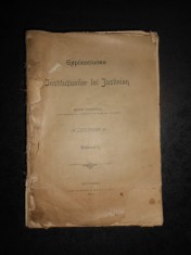 GEORGE DANIELOPOLU - EXPLICATIUNEA INSTITUTIUNILOR LUI IUSTINIAN volumul 1 foto