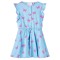 Rochie de copii cu nasturi fără m&acirc;neci, albastru 128
