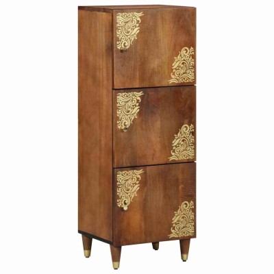 vidaXL Bufet cu sertar Maro 40 x 33.5 x 110 cm Lemn masiv de mango 4018765 foto