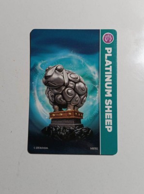 Skylanders Platinum Sheep - card foto