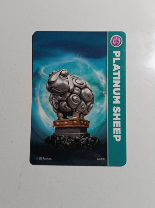 Skylanders Platinum Sheep - card