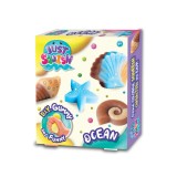 Kit creativ DIY Creeaza propriul Squish cu accesorii incluse, model vietati marine, +6 ani
