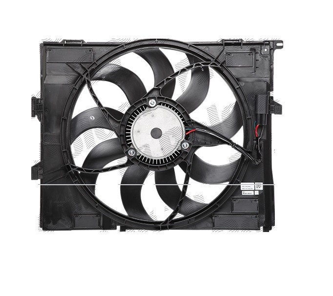 GMV radiator electroventilator BMW Seria 1 F20/F21, 2011-2019, 118i, motor 1.5 T, M140i, motor 3.0 R6 T, benzina, 490 mm; 600 W; 3 pini