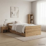 Cumpara ieftin Cadru de pat Stejar Artizanal 90 x 200 cm Lemn prelucrat