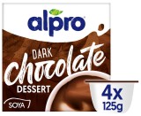 Desert din soia cu ciocolata neagra, 4 x 125g, Alpro