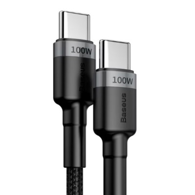 CABLU alimentare si date Baseus Pudding Series, Fast Charging Data Cable pt. smartphone, USB Type-C la USB Type-C 100W foto