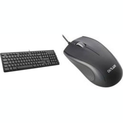 Kit tastatura si mouse DELUX KA150UKIT foto