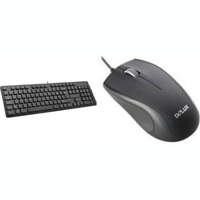 Kit tastatura si mouse DELUX KA150UKIT