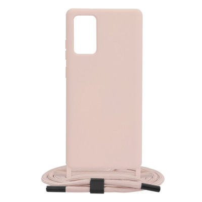 Husa pentru Samsung Galaxy Note 20 4G / Note 20 5G, Techsuit Crossbody Lanyard, Pink foto