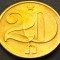 Moneda 20 HALERU - RS CEHOSLOVACIA, anul 1988 * cod 2014 = A.UNC