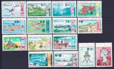 DB1 Ins. Cayman Flora Fauna Ocupatii 1969 Supratipare 15 v. MNH