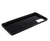 Husa pentru Samsung Galaxy A51, MyStyle Perfect Fit cu insertii de carbon, negru