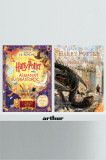 Pachet Harry Potter, ediție ilustrată (vol 4 și Almanah Vrăjitoresc) - J.K. Rowling