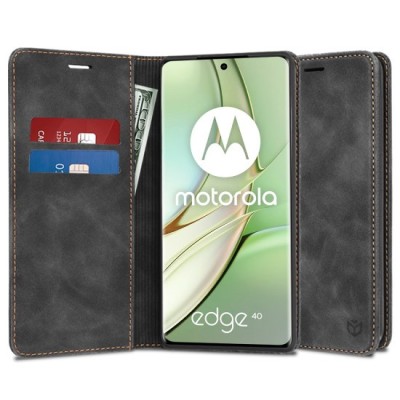 Husa pentru Motorola Edge 40 / Edge (2023) - Techsuit Confy Cover - Black foto