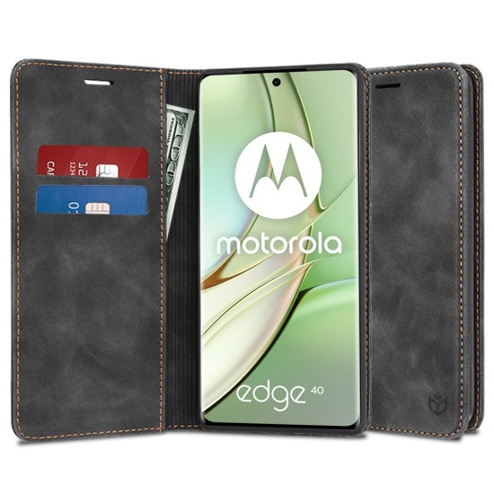 Husa pentru Motorola Edge 40 / Edge (2023) - Techsuit Confy Cover - Black