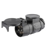 Adaptor lung priza 13 poli la 7 poli - Herth+Buss (12V, ISO 11446 1724)