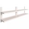 Rafturi suspendate 2 niveluri 2 buc. 240x30 cm otel inoxidabil