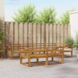 vidaXL Set de canapele de exterior 7 pcs natural Lemn Solid de Acacia 3367732