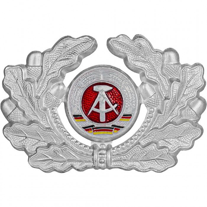 Emblema Militara GRENZTRUPPEN Coifura Argintie RDG - Surplus Militar