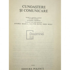 Jurgen Habermas - Cunoaștere și comunicare (editia 1983)