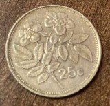 C50 - Moneda foarte veche - Malta - 25 centi - 1993