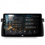 Navigatie BMW E46 4GB RAM Android 13 Octacore Slot Sim 4G DSP GPS Wi-FI Carplay Android Auto USB Bluetooth Waze Touchscreen 9 inch