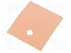 Suport termoconductor din kapton, 21x24x0.077mm, TO218, TO247, TO248, KAP 218, T136381 foto