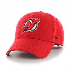 47brand șapcă din amestec de lână NHL New Jersey Devils culoarea rosu, cu imprimeu, H-MVP11WBV-RD