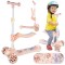 Trotineta cu 3 roti 3 in 1, roz, MalPlay 112334