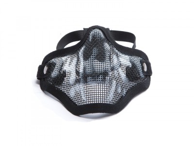 Masca plasa metal Skull ASG Negru foto